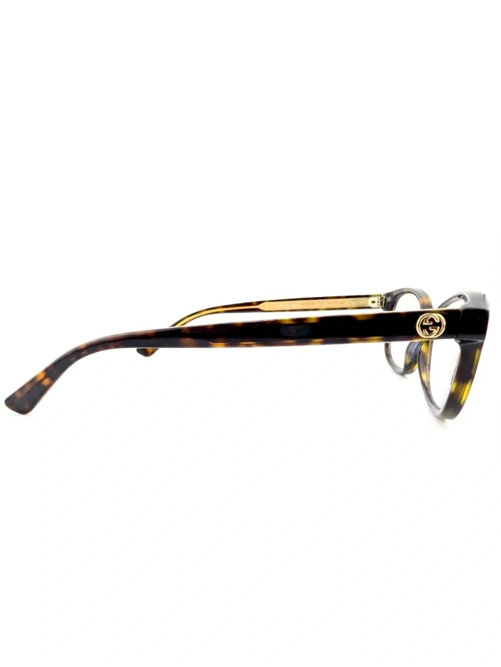Gucci Women's Eyeglasses GG0309O 002 Havana 54mm Tortoise Shell - NWOTFrame Only